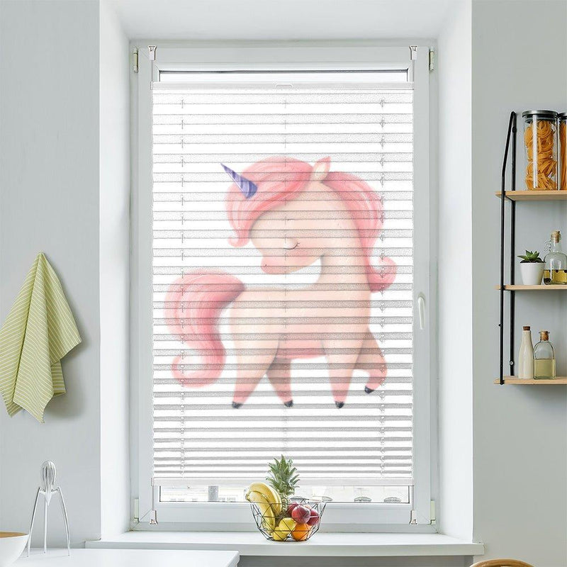 Wabenplissee Motiv "Einhorn Rosa Kindermotiv" - La-Melle