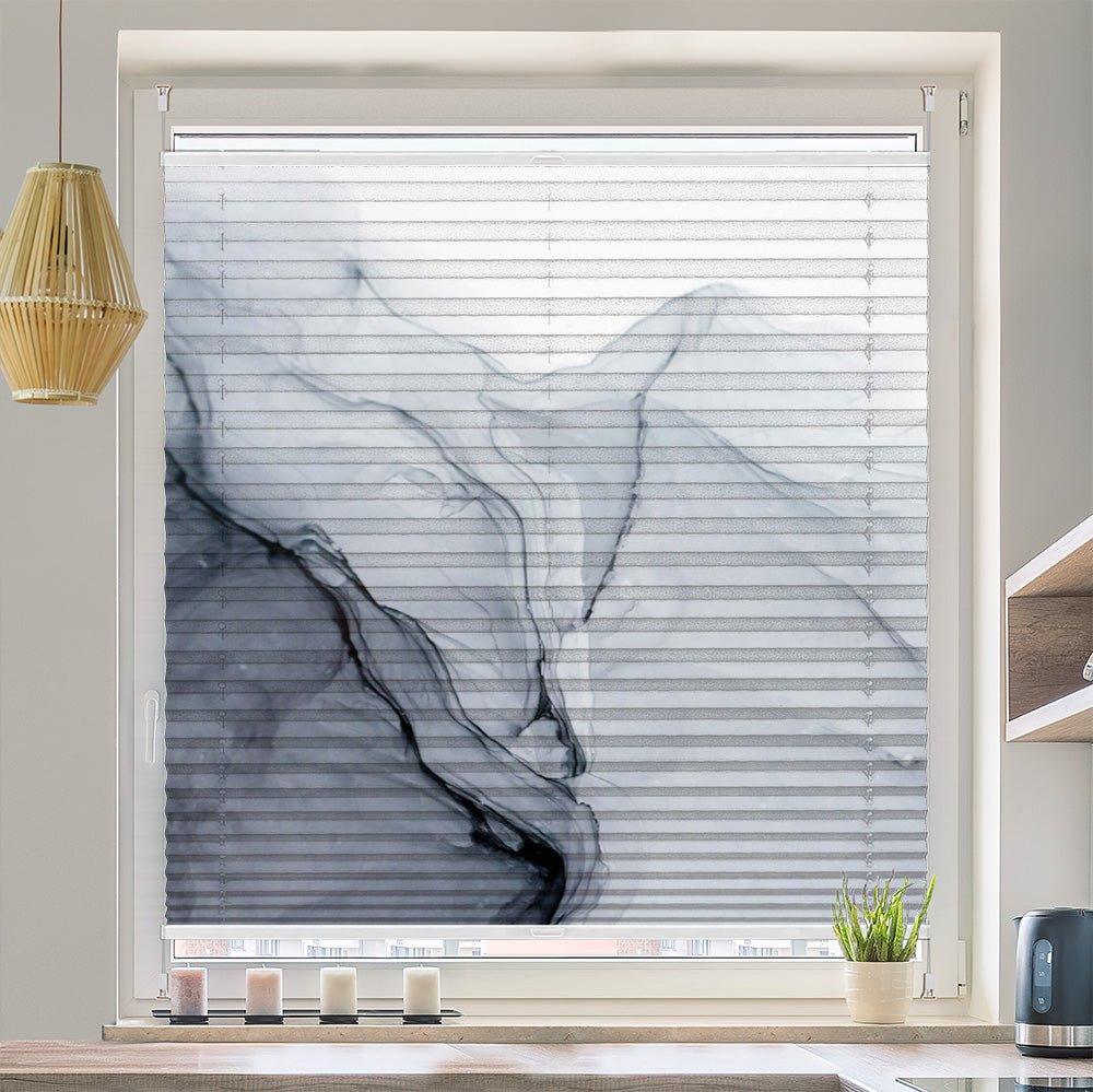 Plissee Motiv "Fluid Öl Malerei"