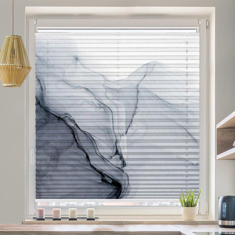 Plissee Motiv "Fluid Öl Malerei"