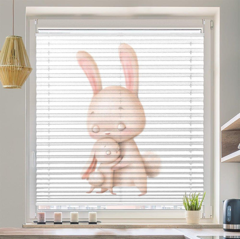 Plissee Motiv "Hase Kinderrollo"