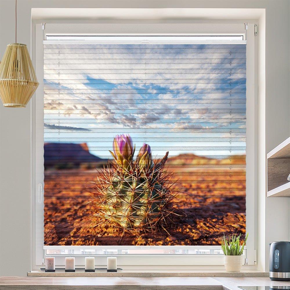 Plissee Motiv "Kaktus Wüste" - La-Melle