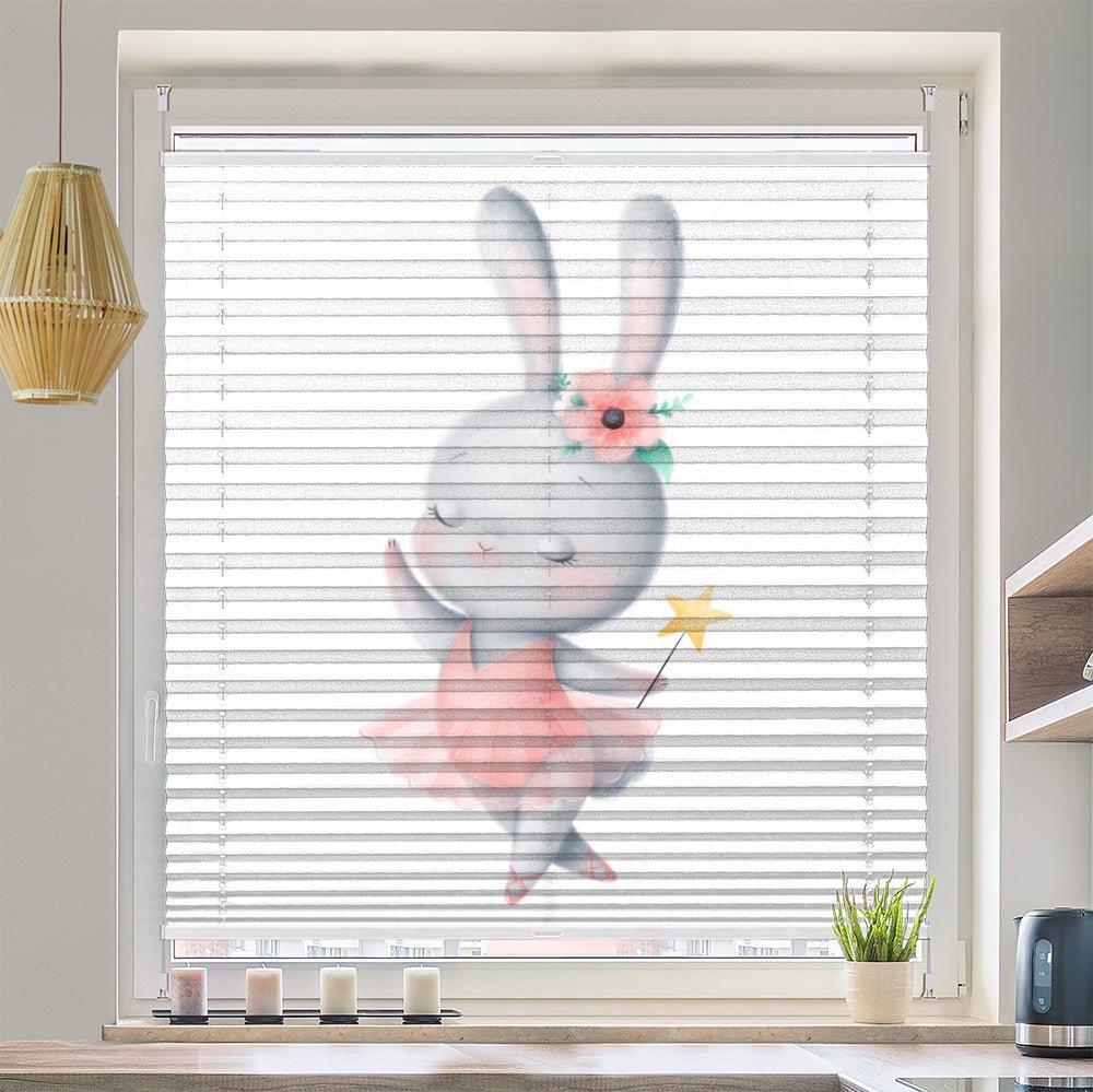 Plissee Motiv "Kaninchen Ballerina" - La-Melle