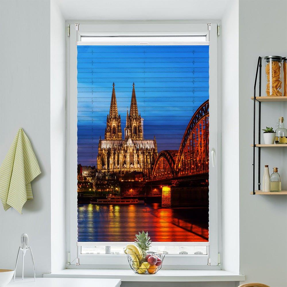Plissee Motiv "Koeln Dom" - La-Melle