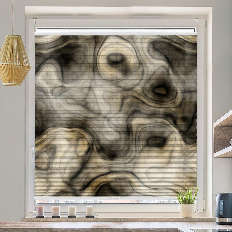 Plissee Motiv "Wirbel abstrakt" - La-Melle