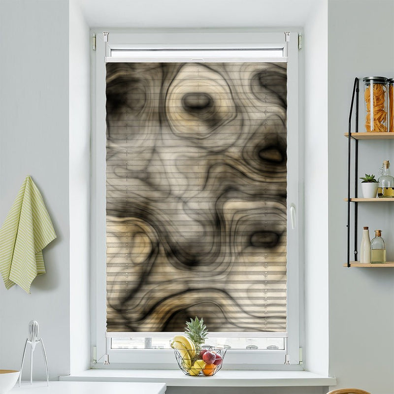 Wabenplissee Motiv "Wirbel abstrakt" - La-Melle