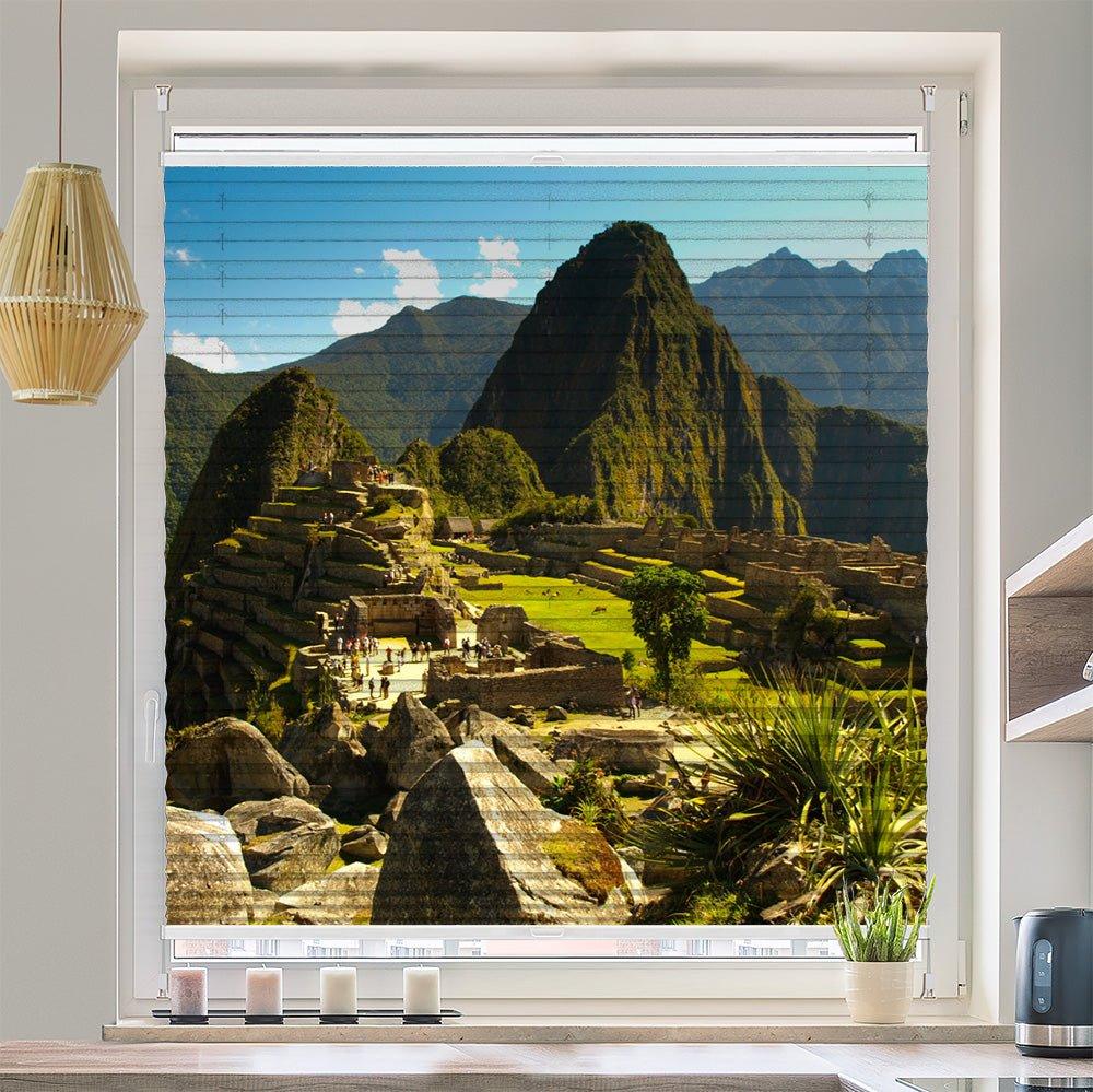 Wabenplissee Motiv "Machu Picchu Peru" - La-Melle