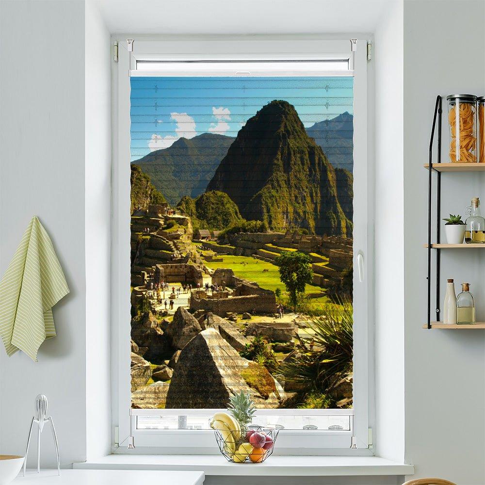 Wabenplissee Motiv "Machu Picchu Peru" - La-Melle