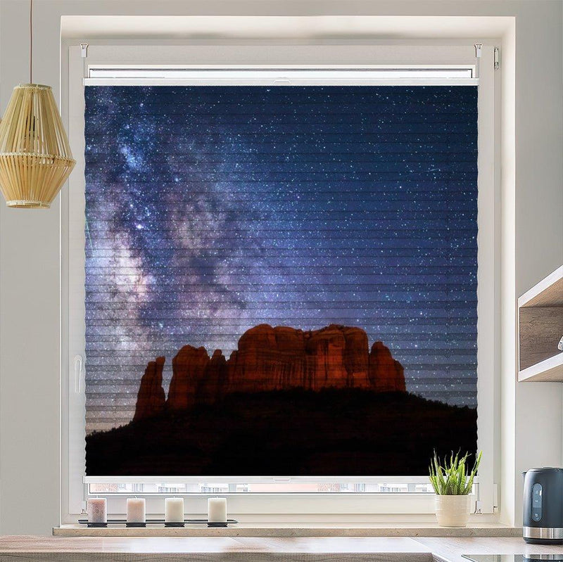 Plissee Motiv "Arizona Milchstrasse"