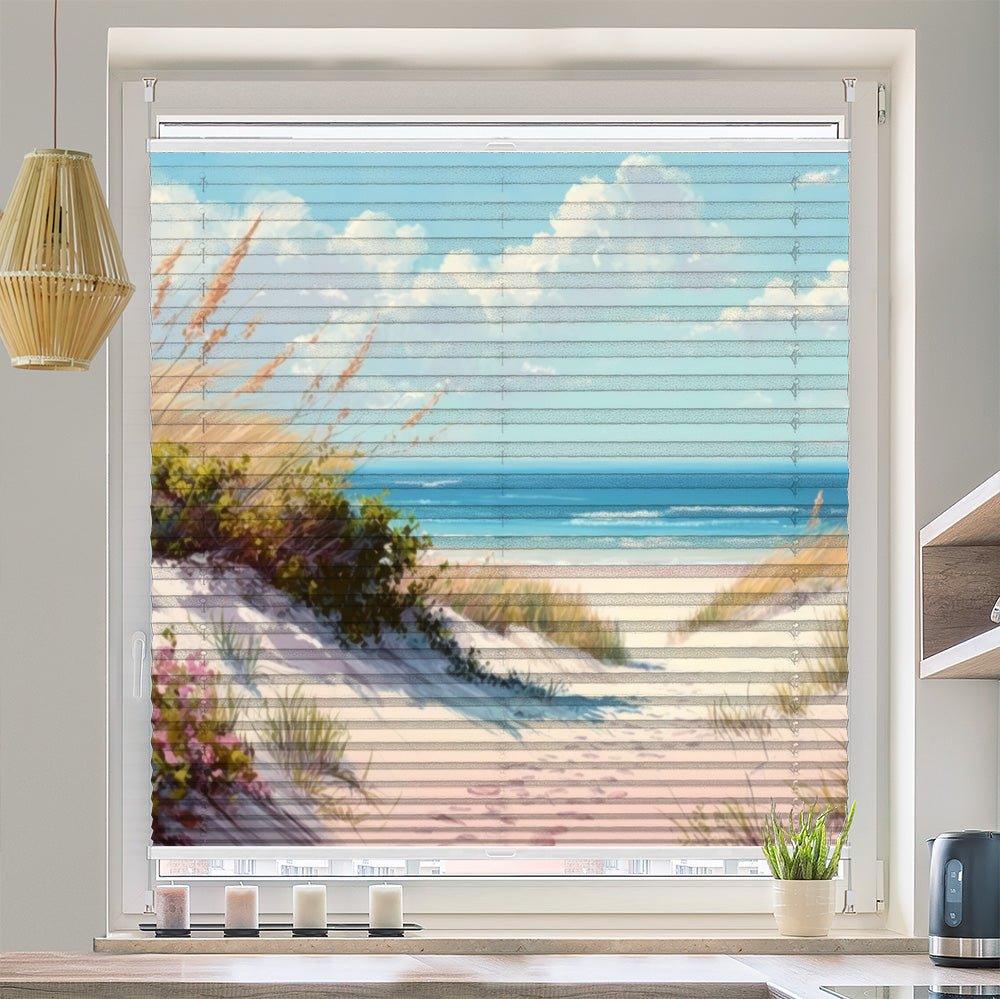 Plissee Motiv "Ostsee Düne Aquarell" - La-Melle