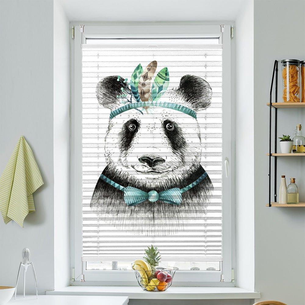 Plissee Motiv "Panda comic" - La-Melle