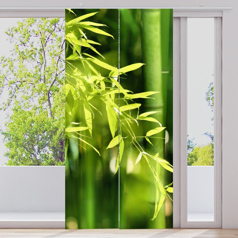 Schiebegardine Motiv "Bambus wellness spa" - La-Melle