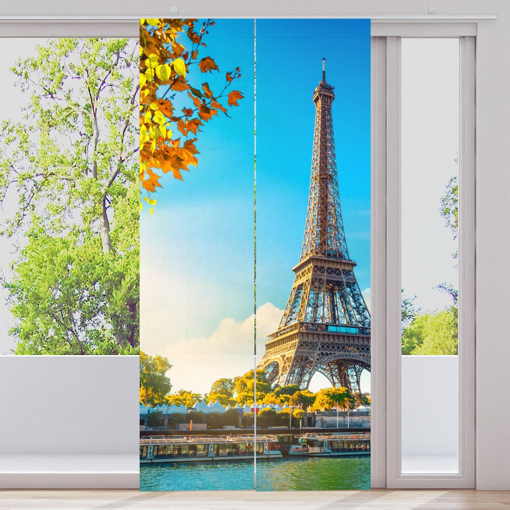 Schiebegardine Motiv "Eiffelturm Paris" - La-Melle