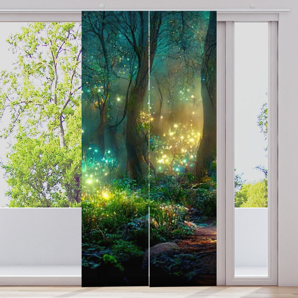 Schiebegardine Motiv "Märchenwald Fantasie" - La-Melle