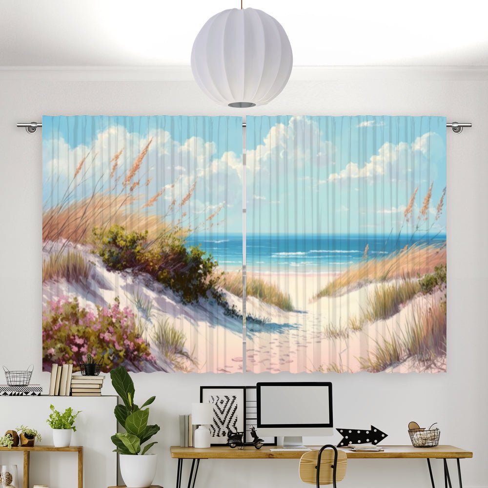 Vorhang Motiv "Ostsee Aquarell Meer" - La-Melle