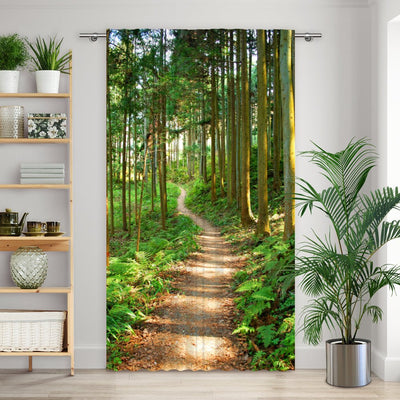 Vorhang Motiv Waldweg - La-Melle