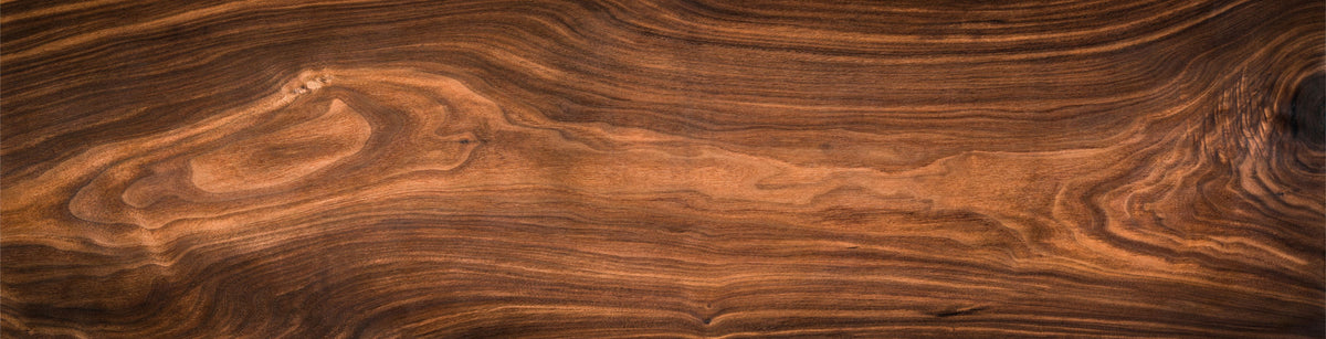 Motiv "Walnuss Holzplanke" – Vorlage für individuell bedruckte Fensterdekoration von La-Melle