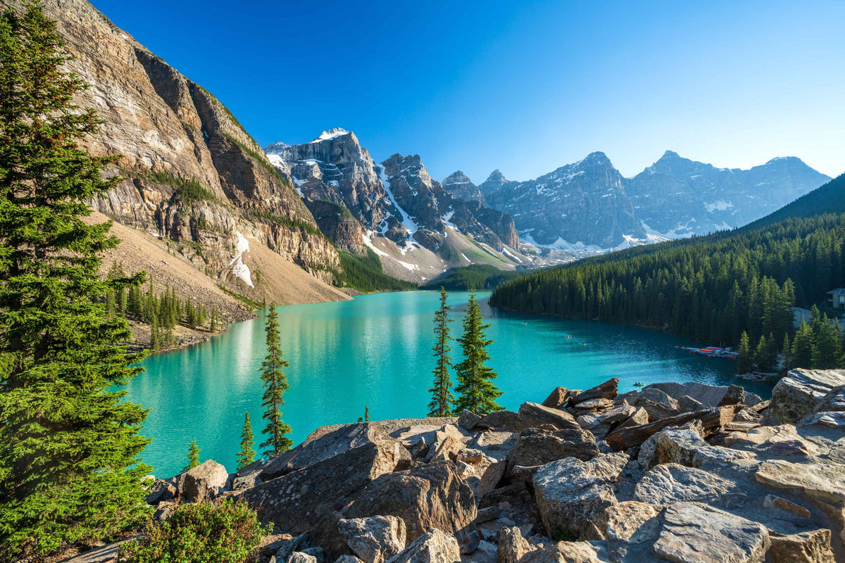 Motiv "Rocky Mountains Canada" – Vorlage für individuell bedruckte Fensterdekoration von La-Melle