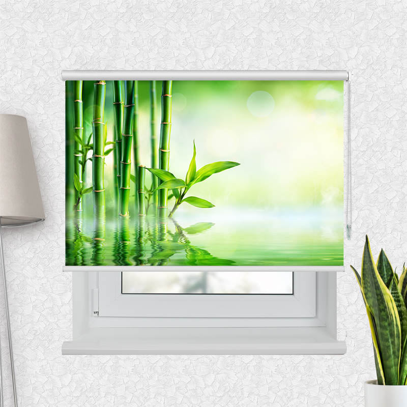 Fotorollo Bambus Wasser