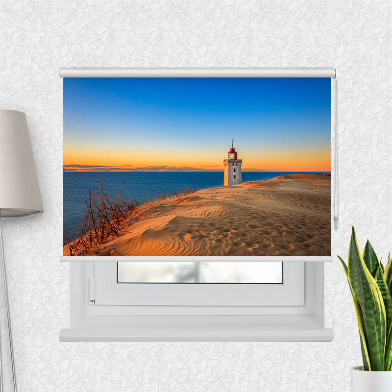 Fotorollo Leuchtturm Meer