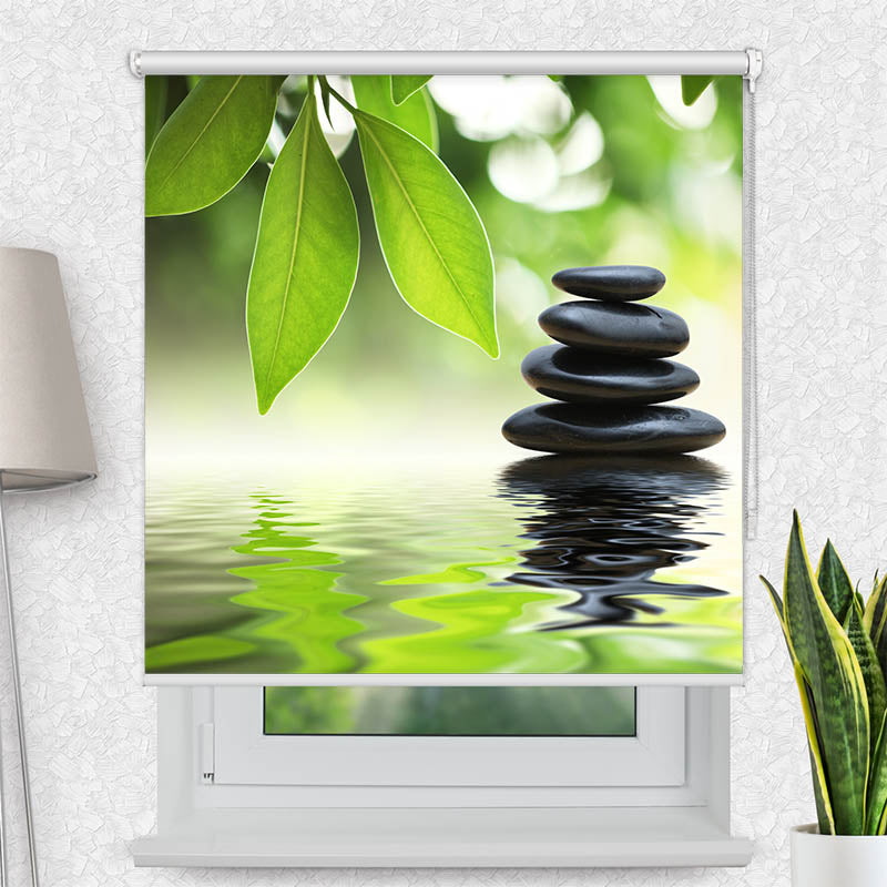 Fotorollo Schwarze Steine