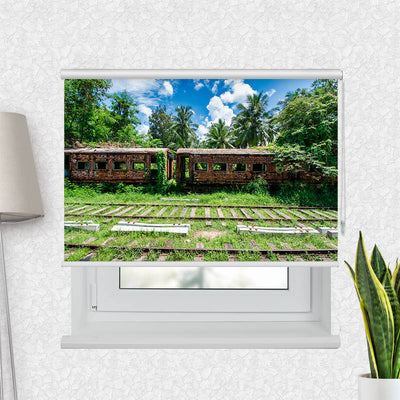 Fotorollo Alter Zug im Dschungel