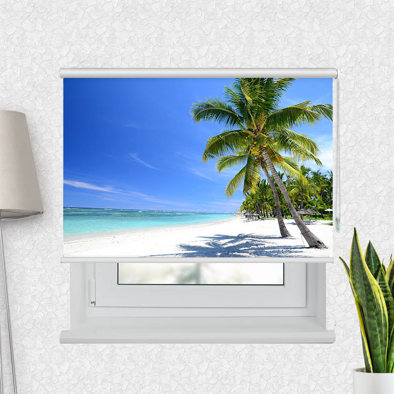 Fotorollo Meer Palmen Strand