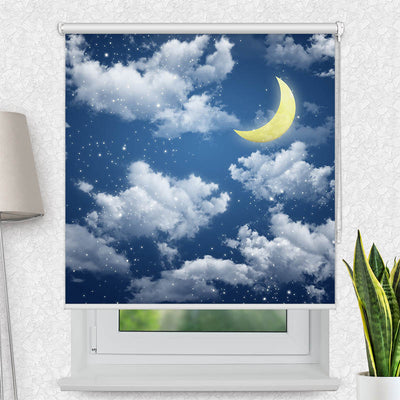 Fotorollo Halbmond Himmel Nacht