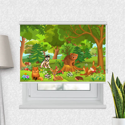 Fotorollo Wilde Tiere im Wald