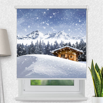 Fotorollo Schneehuette Winter