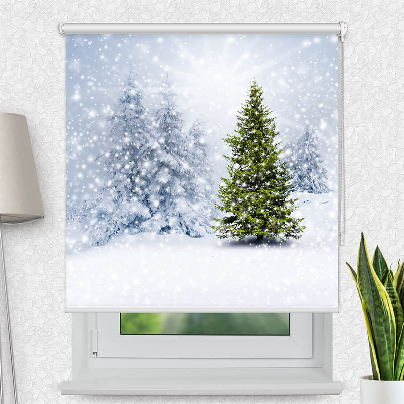 Fotorollo Tannenbaum Winter