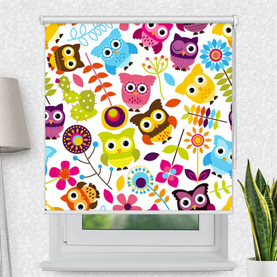 Fotorollo Eulen Grafik