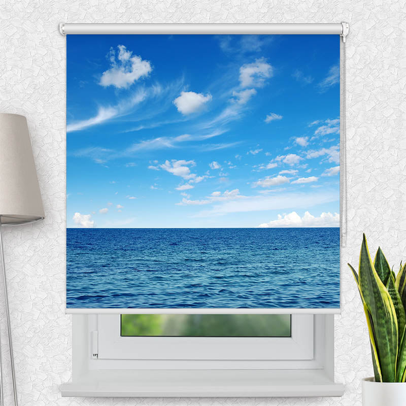 Fotorollo Ozean und Blauer Himmel