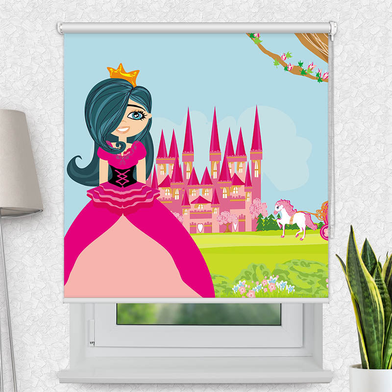 Fotorollo Prinzessin Vor dem Schloss