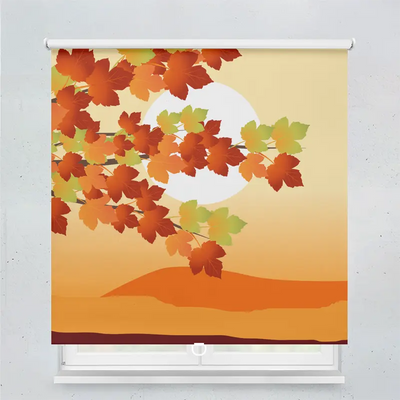 Spring Roll Motiv Herbstblätter Grafik