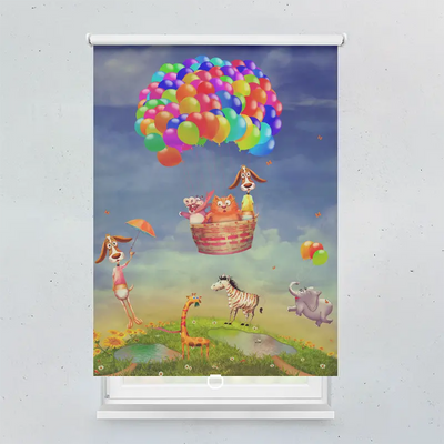 Spring Rollo Motiv Tiere Im Ballon