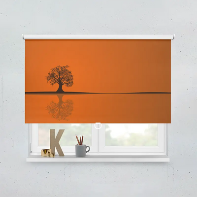 Spring Rollo Motiv Baum Im Herbst