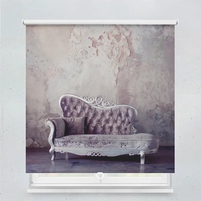 Spring Rollo Motiv Sofa Grunge Wand Shabby