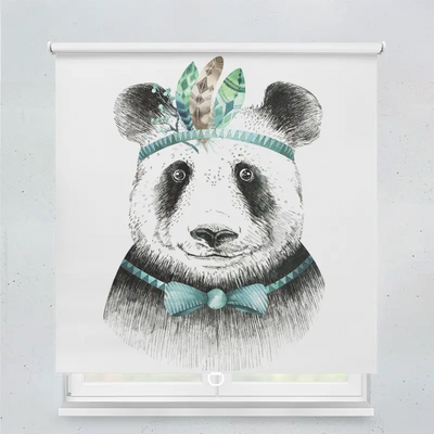 Spring Rollo Motiv Panda Zeichnung