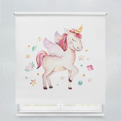 Spring Rollo Motiv Tanzendes Einhorn