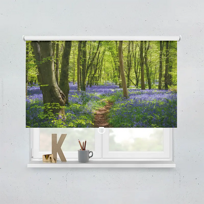 Spring Rollo Motiv Wald Glockenblumen