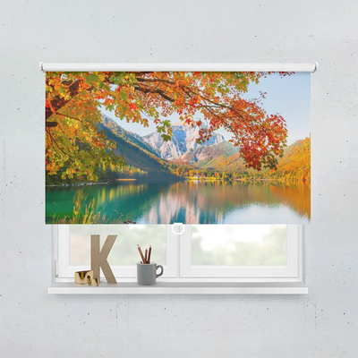 Spring Rollo Motiv Herbst In Den Alpen