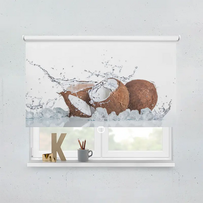 Spring Rollo Motiv Frische Kokosnuss