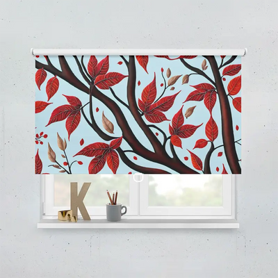 Springrollo Motiv Aeste Im Herbst