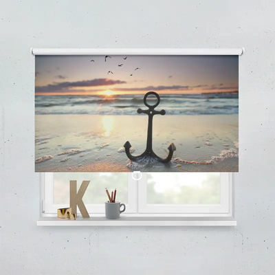 Spring Rollo Motiv Anker Kueste Meer