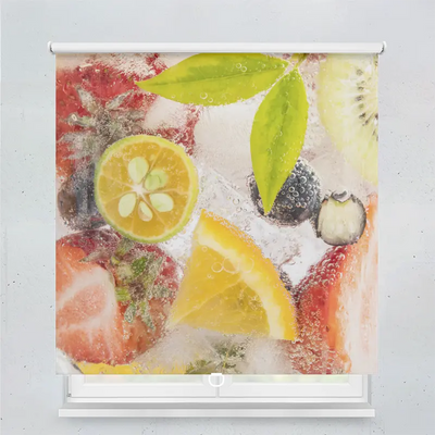 Spring Rollo Motiv Frische Fruechte Gefrostet