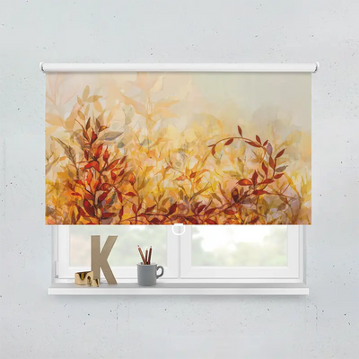 Spring Rollo Motiv Herbstblätter Gemälde