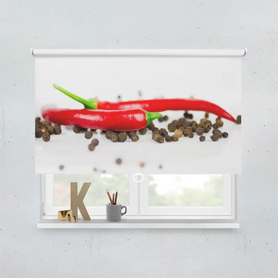 Spring Rollo Motiv Chili Auf Pfeffer