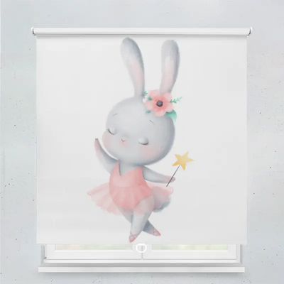 Springrollo Motiv Hasenmaedchen Ballerina