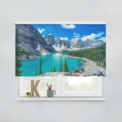 Spring Rollo Motiv Moraine Lake Bergsee