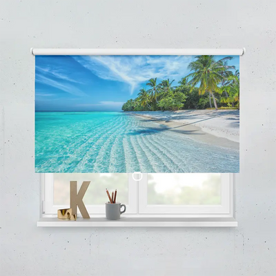 Spring Rollo Motiv Malediven Strand